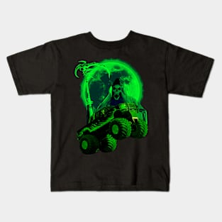 Monster Truck Grim Reaper Kids T-Shirt